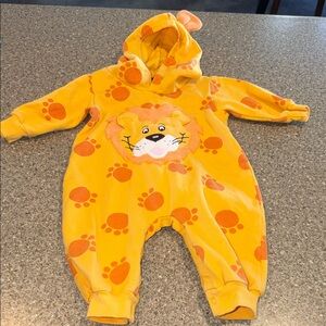 Vintage y2k lion one piece suit